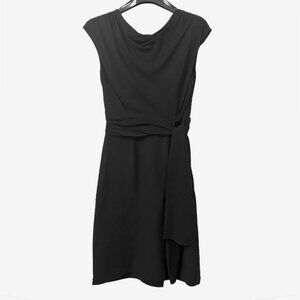 PRADA Elegant Open-Back Midi Dress, size IT 38